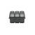 Panou comanda, comutator 3 butoane universal Cod: DISKX50 - 2- Roveli