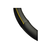 Husa volan auto premium imitatie piele M 38 cm negru cu linie galbena Cod: WPU02A - 3- Roveli