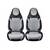 Huse scaune auto universale fractionate Premium cu tetiera fata incorporata negru cu gri Cod: HNG-C509-2 - 5- Roveli