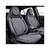 Huse scaune auto universale fractionate Premium cu tetiera fata incorporata negru cu gri Cod: HNG-C509-2 - - Roveli