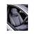 Huse scaune auto universale fractionate 9D Premium fata si spate negru gri antracit cusaturi gri Cod: HNG1407-4 - 6- Roveli