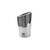 Ornament toba inox Premium, model tesit cu perforatii, intrare 6.5 cm, iesire 6.9 cm, lungime 15 cm Cod: 7656G - 4- Roveli