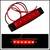 14 x 51 Lampa laterala 6 LED-uri 12v lumina rosie - 2- Roveli