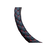 Husa volan imitatie piele marime M negru cu cusatura rosie Cod: C203 - 2- Roveli