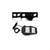Set 2 oglinzi universale  compatibile UTV sau Maverick X3 cu proiectoare  Cod: FS-2024 - 2- Roveli