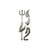 Abtibild Dracusor auto crom relief 3D Cod: DZ-37 - - Roveli