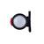Lampa gabarit LED auto rotunda neon alb rosu 12V 24V Cod: SPT020DAR - 3- Roveli