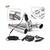 Kit cut off valve V evacuare auto cu telecomanda si colier V-band 63 mm inox Cod: TYV001/63 - 5- Roveli