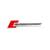Emblema "Supercharged" culoare Crom  Cod: TS-103 - - Roveli