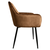Scaun de sufragerie, tesatura maro Velvet/negru, ZIRKOS NEW - 3- Roveli