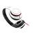 Casti audio fara fir GoGEN HBTM 41WR, Bluetooth, radioFM incorporat, microfon, alb cu rosu - - Roveli