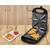 Sandwich maker XXL ECG S 4232 Family Black, 1200 W, 8 sandvisuri triunghiulare simultan - 6- Roveli