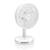 Ventilator de masa fara fir ETA Windy 0607 90000, 16.6 cm, 3 viteze, iluminare LED, alb - 2- Roveli