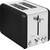 Prajitor de paine ECG ST 2708 Tradizione Nero, putere 925 W, 2 felii, 6 grade de rumenire, negru mat - 2- Roveli
