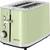 Prajitor de paine ECG ST 2766 Vintage Olive, 925 W, 2 felii, 7 niveluri de rumenire, verde olive - - Roveli
