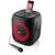 Boxa portabila JVC XS-EP314B, 60W, LED, Bluetooth, Karaoke, AUX, intrare USB, TWS, Microfon, Negru - - Roveli