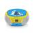 Radio CD pentru copii GoGEN BOB AND BOBEK, 2 x 0,8 W, Bluetooth, karaoke, microfon, MP 3, USB, AUX in, albastru - 4- Roveli