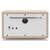 Radio GoGEN DAB 620 BTCS, 5W, DAB+/FM, Bluetooth, LCD color, ceas cu alarma, argintiu/maro - 4- Roveli