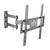 Suport TV reglabil GoGEN L, diagonala 32" la 55" (81-140 cm), 35 Kg, VESA, rotire si inclinare, negru - - Roveli
