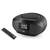 Radio cu CD JVC RD-E664B-DAB, 2x2.5W RMS, Bluetooth, USB, afisaj LCD, ceas, telecomanda, negru - - Roveli