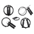 Coarda de sarit Crossfit cu rulmenti, 3m, Negru - 6- Roveli