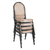Scaun, tesatura bej/cadru gri, JEFF 2 NEW - 2- Roveli