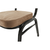 Scaun, tesatura bej/cadru gri, JEFF 2 NEW - 9- Roveli