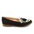 ​Pantofi dama , din piele naturala , cu detaliu animal print 1361-NEGRU, Culoare (12): NEGRU/MULTICOLOR, Marime (12): 41 - 3- Roveli