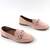 Mocasini usori de dama , cu accesoriu cu pietre MRQ6629-PINK, Culoare (12): Roz, Marime (12): 37 - 2- Roveli