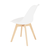 Scaun, alb/fag, BALI 2 NEW - 8- Roveli
