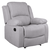 Fotoliu relaxant reglabil, material gri deschis, ASKOY NEW - - Roveli