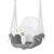 Leagan 3in1, fabricat din plastic, cu carling metalic, maxim 30 kg, gri - - Roveli
