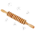 Rola de Masaj Dreapta, 12 role din lemn, Drenaj Limfatic, Anticelulitic, Multifunctional - 3- Roveli