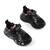 Pantofi sport pentru copii cu talpa usoara C10523-0-BLACK, Culoare (12): NEGRU/GRI, Marime (12): 31 - 2- Roveli