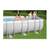 Piscina supraterana cu cadru metalic Bestway, dreptunghiulara, cu pompa de filtrare inclusa, 282x196x84 cm, 3662 litri, gri - 4- Roveli