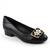 ​Pantofi comozi de dama , cu accesoriu cu pietre 67-BLACK, Culoare (12): Negru, Marime (12): 37* - - Roveli