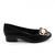 ​Pantofi comozi de dama , cu accesoriu cu pietre 67-BLACK, Culoare (12): Negru, Marime (12): 37* - 3- Roveli