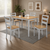 Set de sufragerie 1+4, stejar natural/gri deschis, LORAM - 2- Roveli