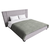 Pat cu gratar, 180x200, tesatura gri inchis Velvet, BRIANA - 4- Roveli