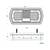 Lampa LED auto/remorca stanga sau dreapta 12V-24V GLO-TRAC stop, semnalizare, pozitie si iluminare numar Cod: TRS030A - 2- Roveli