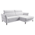 Set canapea universala, gri deschis, GLOVE ROH - - Roveli