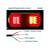 Lampa LED auto/remorca stanga sau dreapta 12V-24V GLO-TRAC stop, semnalizare, pozitie si iluminare numar Cod: TRS030A - 4- Roveli