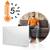 Panou radiant infrarosu 960 W, incalzitor electric cu tehnologie Carbon Crystal Far Infrared, montaj pe perete si tavan, protectie dubla supraincalzire, incalzire rapida in 5 minute, buton ON OFF, cablu 1, 5 m, 120 x 80 x 1, 2 cm, alb - 2- Roveli