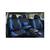 Huse scaune auto universale Premium fractionate fata spate negre cu albastru compatibile dimensiuni standard Cod: HNG1101-2 - 5- Roveli