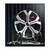 Jante AGT 17x6.5 ET40 5x114.3 negru polish compatibile Dacia Renault Nissan Toyota Cod: AGT 17260-1491 - 2- Roveli