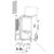 Dezumidificator industrial, roti mari, cronometru 24 de ore, hygrostat, higrometru, functia de dezghetare automata, debit aer 450 m3/h, 50 l/24 h, rezervor de apa 5,5 l, 545 W - 3- Roveli