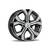 Jante AGT 17x6.5 ET40 5x114.3 negru polish compatibile Dacia Renault Nissan Toyota Cod: AGT 17260-1491 - - Roveli
