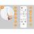 Panou radiant cu infrarosu Berdsen, 720 W, sticla securizata, afisaj LED tactil, telecomanda, WiFi, aplicatie Tuya Smart, termostat, timer 1-24 h, programator saptamanal, detectare fereastra deschisa, montaj perete sau picioare, IP44, 120x60 cm, Alb - 8- Roveli