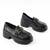 Pantofi dama , cu talpa groasa si catarama decorativa D1-BLACK, Culoare (12): Negru, Marime (12): 39 - 2- Roveli