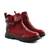 Ghete imblanite de dama , cu catarama decorativa L687-WINE, Culoare (12): Bordo, Marime (12): 39 - 2- Roveli